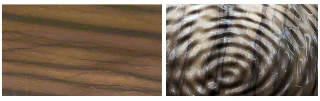 Dongxing Group launches new Armani Brown natural stone with unique flowing and rippled textures. Contact us for free samples via WhatsApp/WeChat/Email