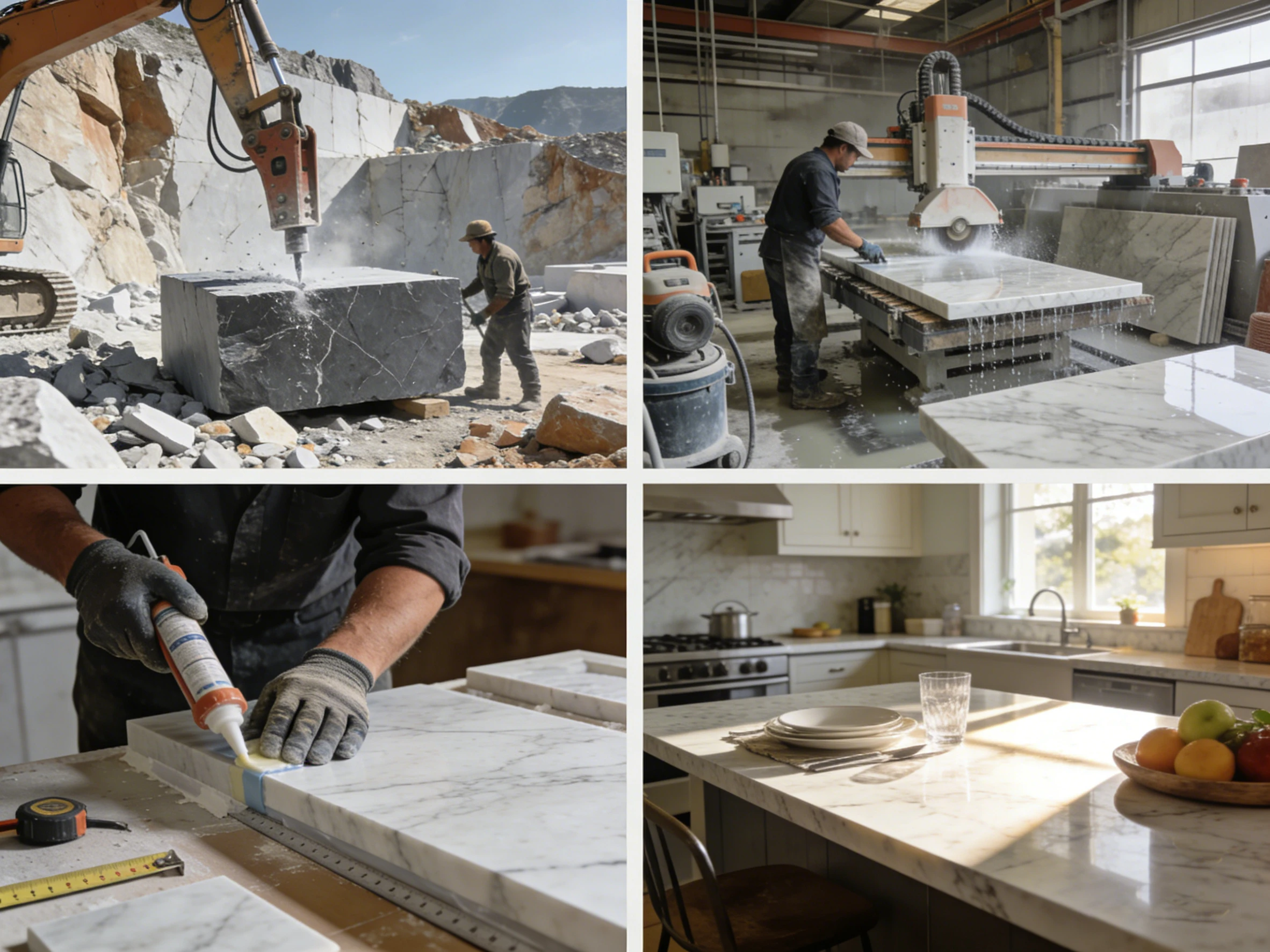 9 Easy Steps to Perfect Marble Countertop Manufacturing Process